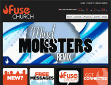 Tablet Screenshot of fusechurch.com